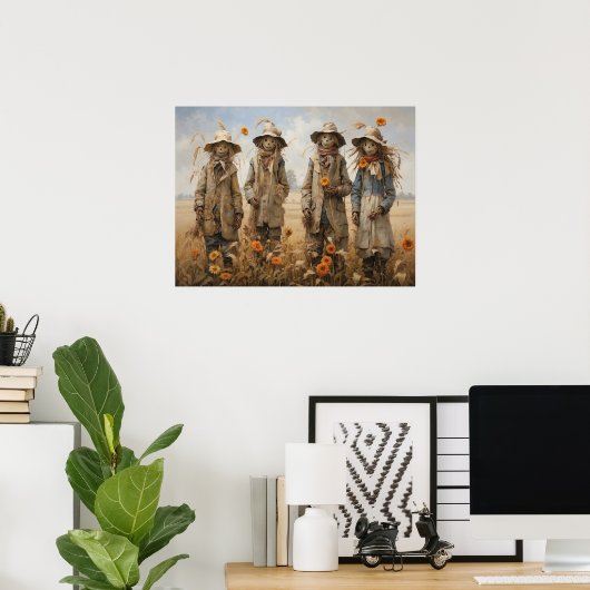 Fall Scarecrows Poster (Heimbüro)