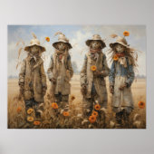 Fall Scarecrows Poster (Vorne)