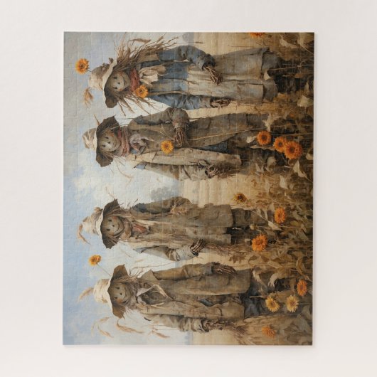 Fall Scarecrows Puzzle (Vertikal)
