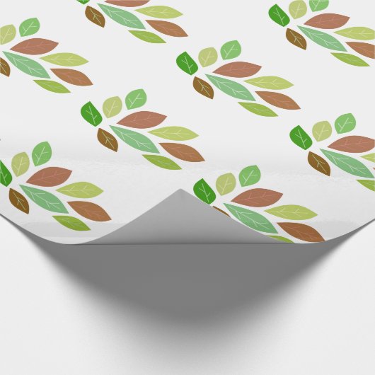 Fall Scattered Blätter Geschenkpapier (Ecke)