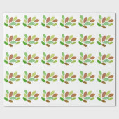 Fall Scattered Blätter Geschenkpapier (Flach)