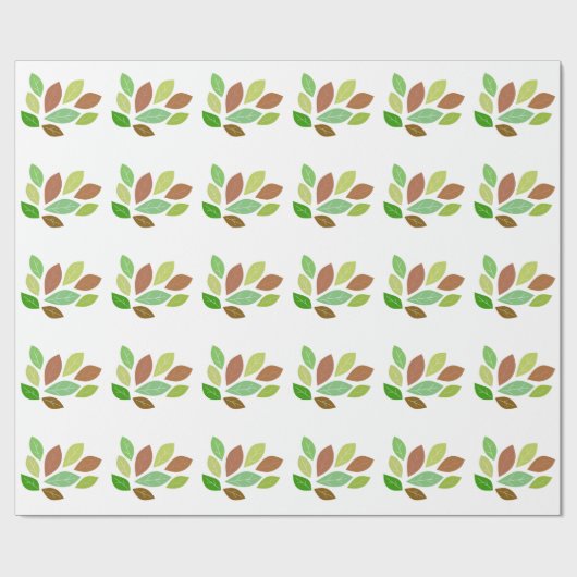 Fall Scattered Blätter Geschenkpapier (Flach)