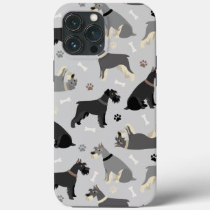 Fall Schnauzer Bones and Paws Case-Mate iPhone Hülle