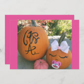 Fall Schwangerschaft Ankündigung (Vorne/Hinten)