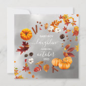 Fall Schwangerschaft Ankündigung (Vorderseite)