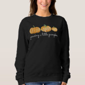 Fall Schwangerschaft Ankündigung Sweatshirt (Vorderseite)