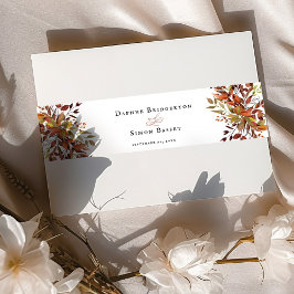 FALL Script Wedding Einladungsbanderole