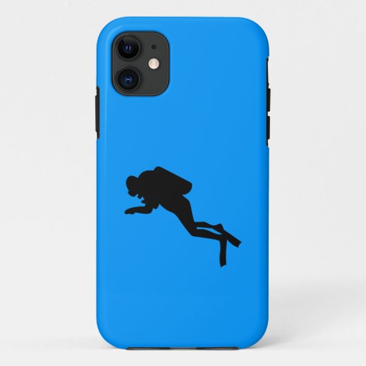 Fall - Scuba Diver Case-Mate iPhone Hülle (Rückseite)