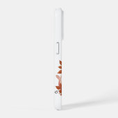 Fall season pink pumpkins with coquette bow iPhone hülle (Rechte Seite)