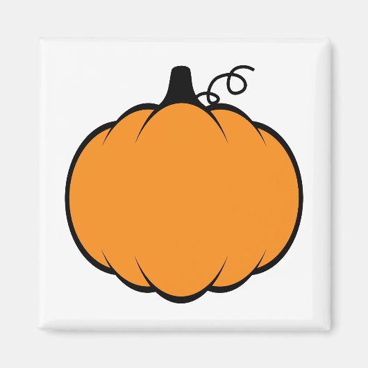 Fall Season Pumpkin Zeichnend Magnet (Vorne)