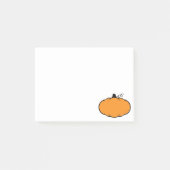 Fall Season Pumpkin Zeichnend Post-it Klebezettel (Vorderseite)