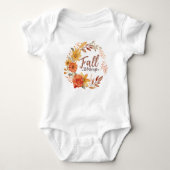 Fall Segen, Fall Vibe Baby Shirt, Erntedank Baby Strampler (Vorderseite)