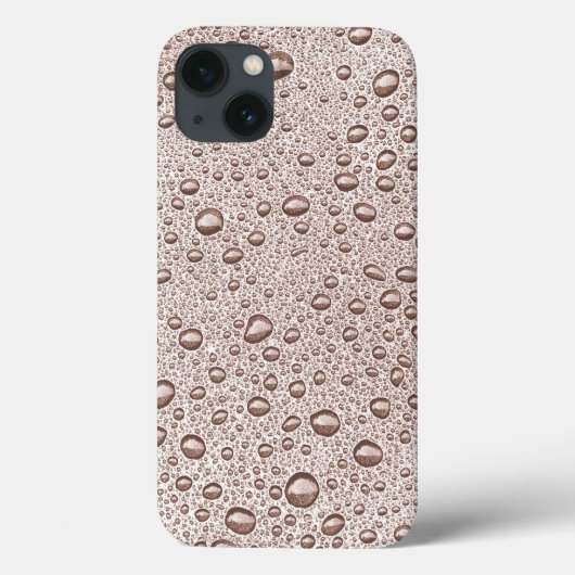 Fall Sepia Wassertropfen Case-Mate iPhone Hülle (Rückseite)