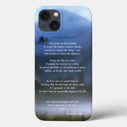 Fall "Serenity Prayer Case-Mate iPhone" Case-Mate iPhone Hülle (Rückseite)