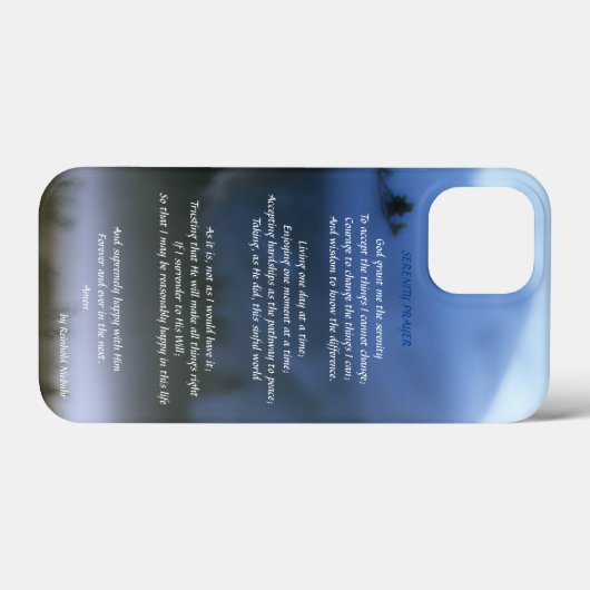Fall "Serenity Prayer Case-Mate iPhone" iPhone Hülle (Rückseite (Horizontal))