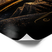 Fall Seven Times Stand Up Eight Grizzly Bear Poster (Ecke)
