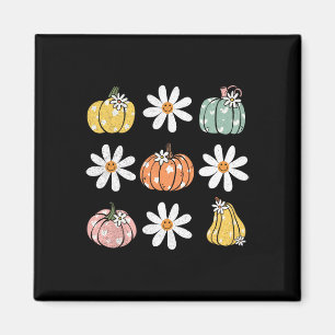 Fall Shirt Frauen Vintag Pumpkin Herbst Grafik Magnet