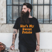 Fall Sie ist mein süßer Potato Erntedank Couple T-Shirt