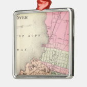 Fall Silbernes Ornament (Links)