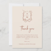 Fall Simple danke Karte (Vorderseite)