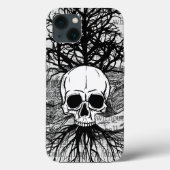 Fall Skull & Books Case-Mate iPhone Hülle (Rückseite)