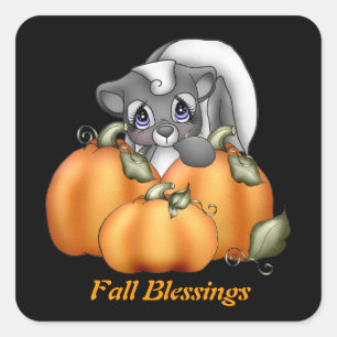 Fall Skunk Aufkleber