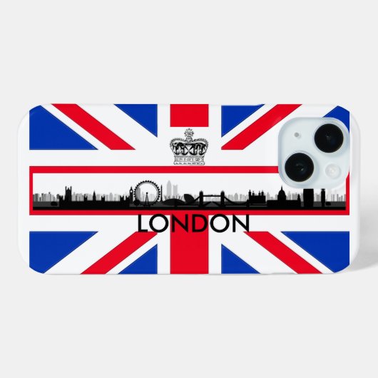 Fall Skyline Union Jack Flag iPhone 6 Plus Case-Mate iPhone Hülle (Rückseite (Horizontal))