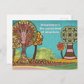 Fall Snail Mail Postcard Set | Hand-Drawn Autumn D Postkarte (Vorne/Hinten)