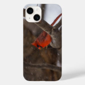 Fall Snow Storm Kardinal iPhone Case-Mate iPhone Hülle (Rückseite)
