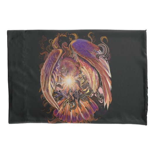 Fall Solar Burst Hawk Pillow Kissenbezug (Vorderseite)