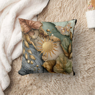 Fall solstice Throw Pillow Kissen