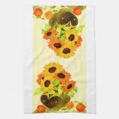 Fall Sonnenblume Küche Handtuch (Vertikal)