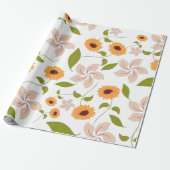 Fall Sonnenblumen Geschenkpapier (Ungerollt)