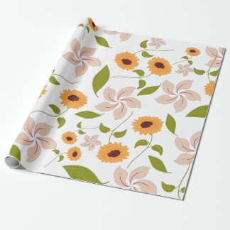 Fall Sonnenblumen Geschenkpapier