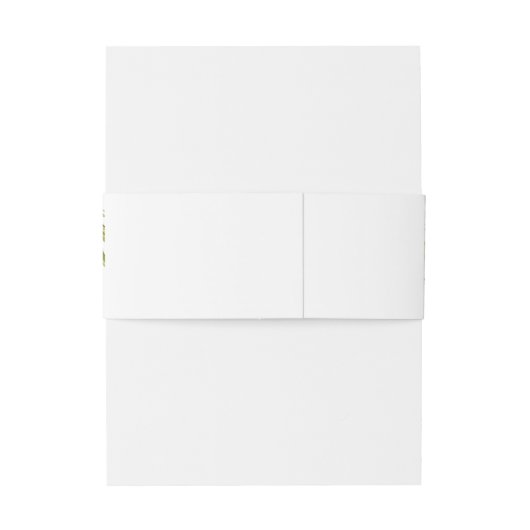 Fall Sonnenblumen Handgeschriebene Hochzeit Einladungsbanderole (Rückseitenbeispiel)