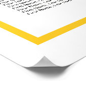 Fall Sonnenblumen Land Hochzeitskarte Poster (Ecke)