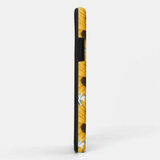 Fall Sonnenblumen Monogram Floral Case-Mate iPhone Hülle (Hinten/Rechts)