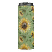 Fall Sonnenblumen Thermosbecher (Rückseite)