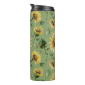 Fall Sonnenblumen Thermosbecher (Nach rechts gedreht)