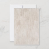 Fall Sonnenblumen und Pumpkins Hochzeit RSVP Karte (Rückseite)