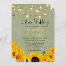 Fall Sonnenblumen zacken Holz Lichter unsere Hochz