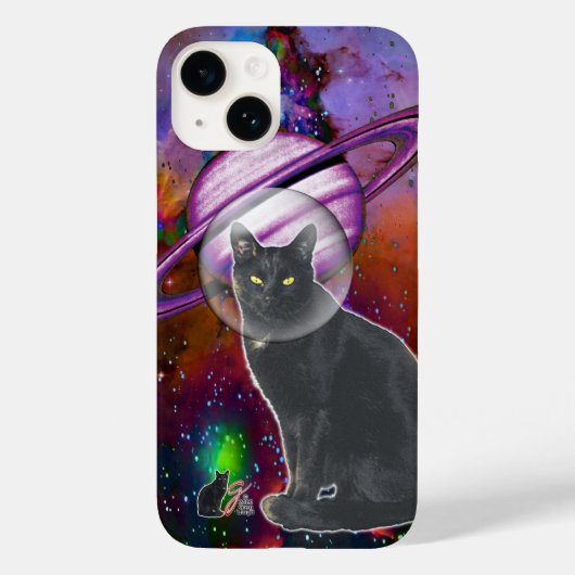 Fall "Space-Cat Cosmo Case-Mate iPhone" Case-Mate iPhone Hülle (Rückseite)