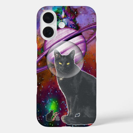 Fall "Space-Cat Cosmo Case-Mate iPhone" iPhone Hülle (Rückseite)