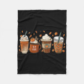 Fall Speech Sprachpathologe Coffee Pumpkin Ha Fleecedecke (Vorderseite)