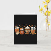 Fall Speech Sprachpathologe Coffee Pumpkin Ha Karte (Gelbe Blume)