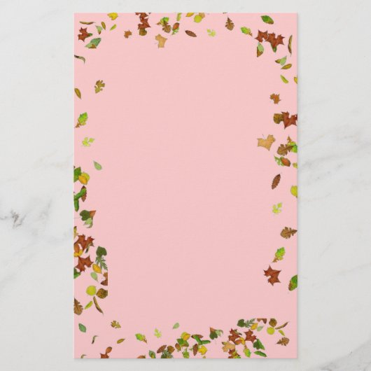 FALL/SPEICHERLAUF, rosa Briefpapier (Vorderseite)