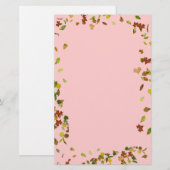 FALL/SPEICHERLAUF, rosa Briefpapier (Vorne/Hinten)