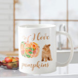 Fall Spirit I Liebe Pumpkins I Cat Kaffeetasse<br><div class="desc">Liebe du Kürbisse? Zufällig habe ich eine bei der Zuhause. Vielleicht kennen Sie jemanden,  der auch eine Tabby-Katze in ihrer Familie hat - oder vielleicht nur Lieben Kürbisse oder Katzen! Alle Designfragen oder Hilfe,  senden Sie einfach eine E-Mail an charmdesignstudio@rcn.com und wir freuen uns,  Ihnen zu helfen.</div>