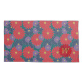 Fall Splashy Fall Floral Pillow Fall Kissenbezug (Rückseite)