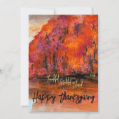 Fall Splendor Note Card Dankeskarte (Vorderseite)